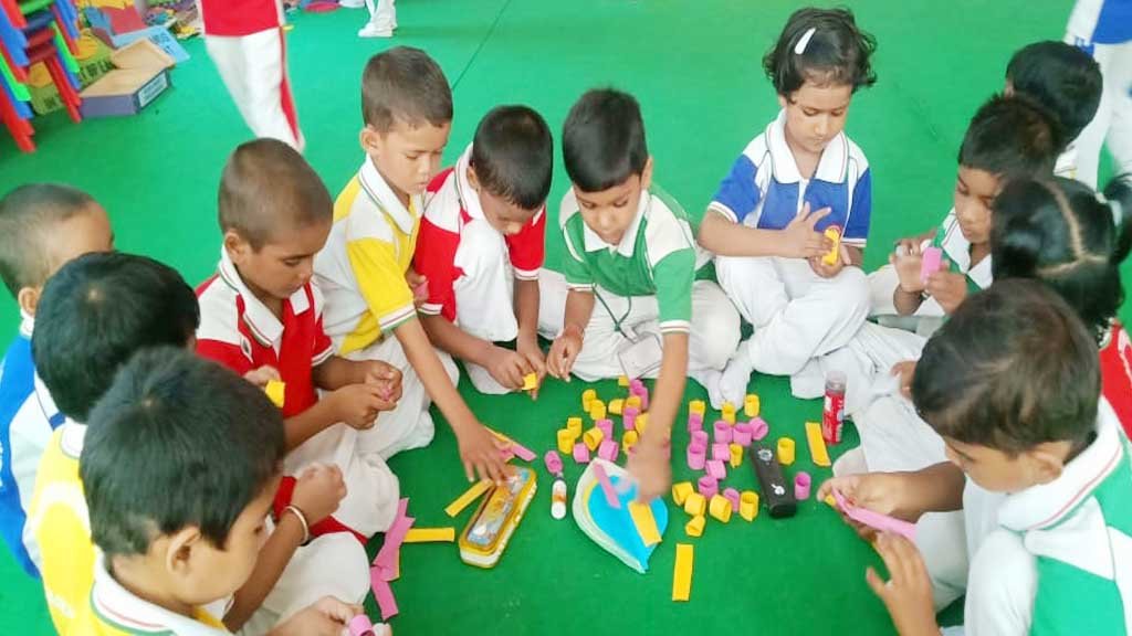 Nursery class activity at MRD International School 2020- 2021